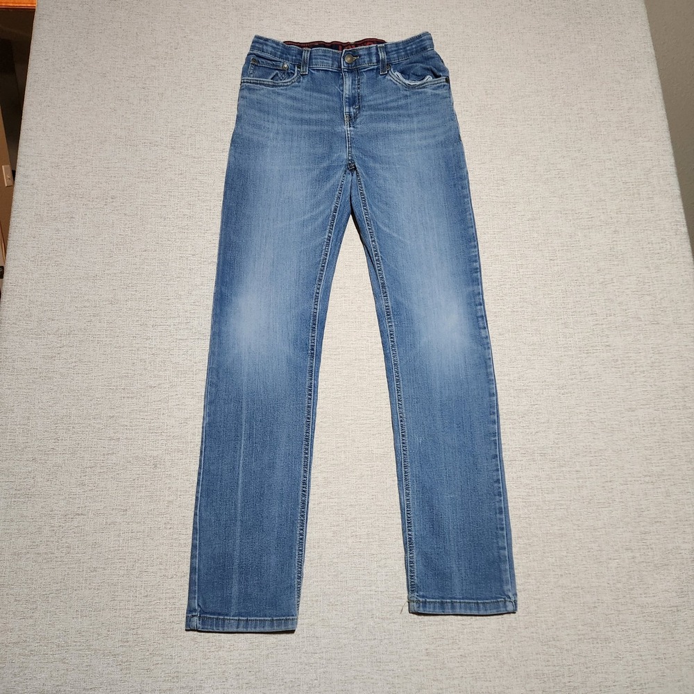 Levi's 514 Straight Fit Jeans Kids Size 20 Regular Blue Medium Wash Stretch
